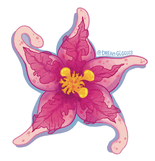 Stargazer Lily Sticker