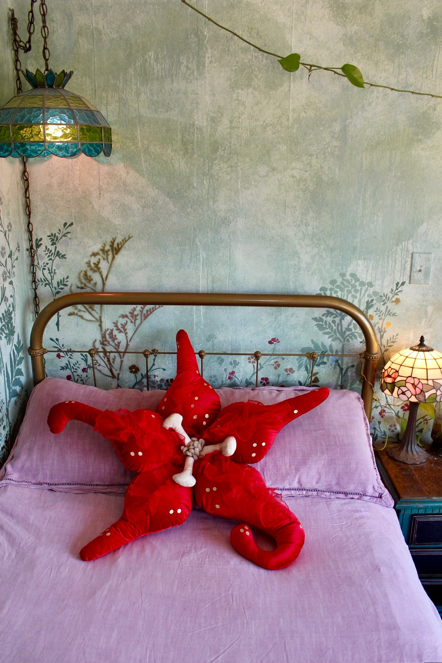 PREORDER Double Stargazer Lily Pillow