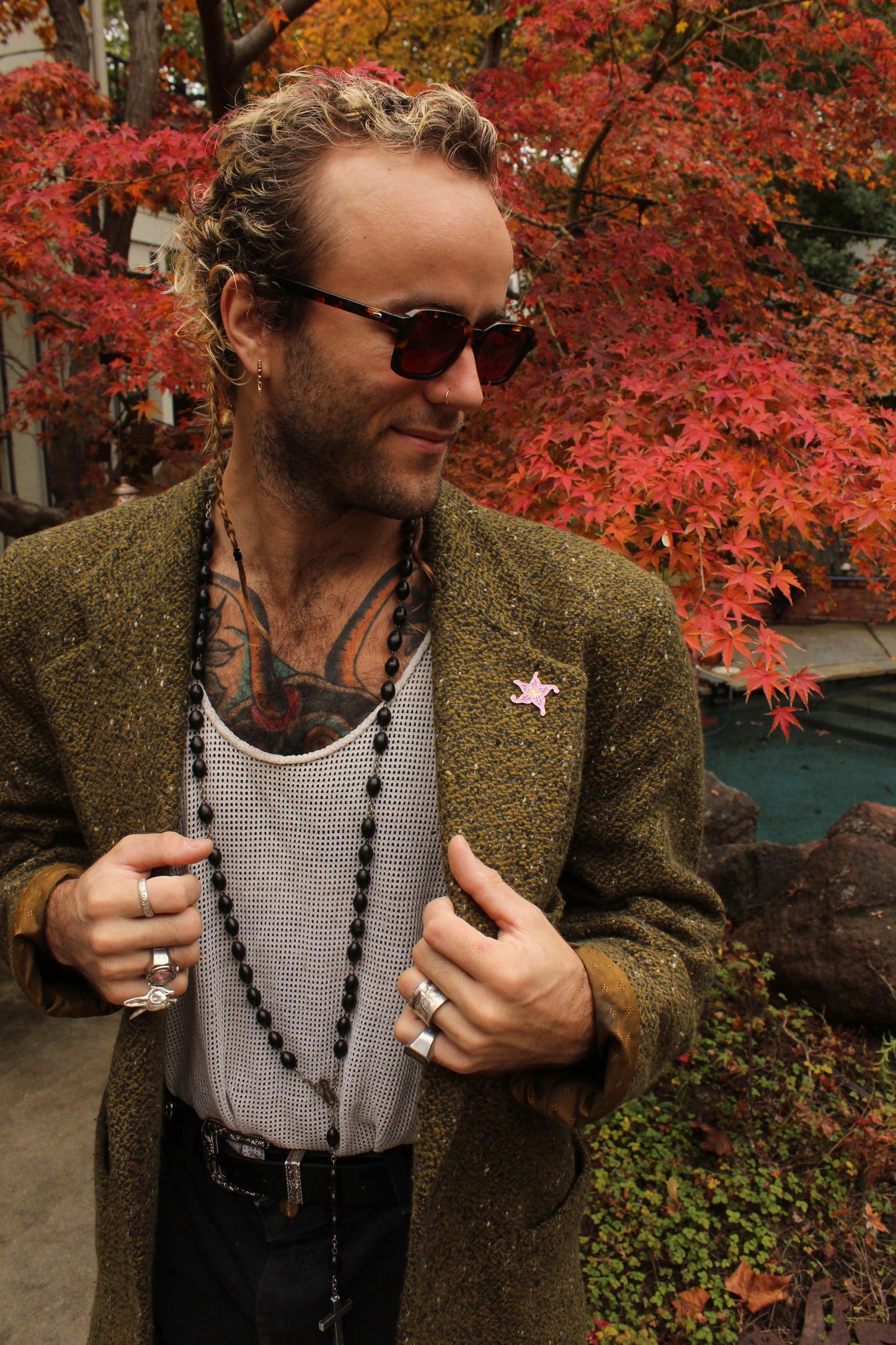 Stargazer Lily Enamel Pin