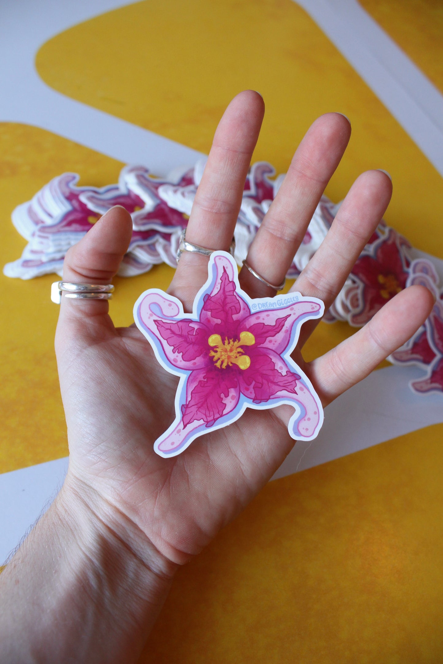Stargazer Lily Sticker
